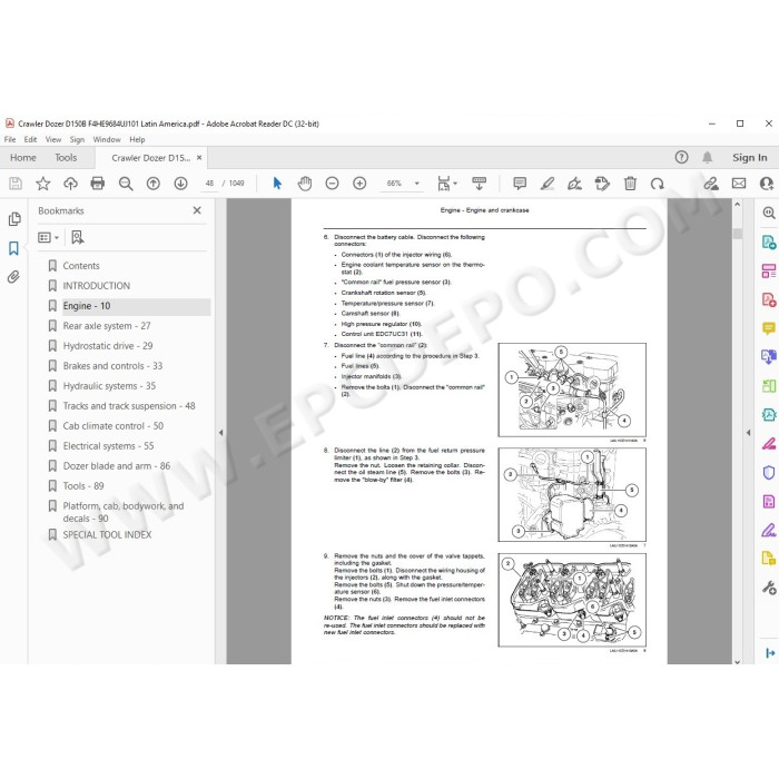 New Holland Crawler Dozer D150B service manual