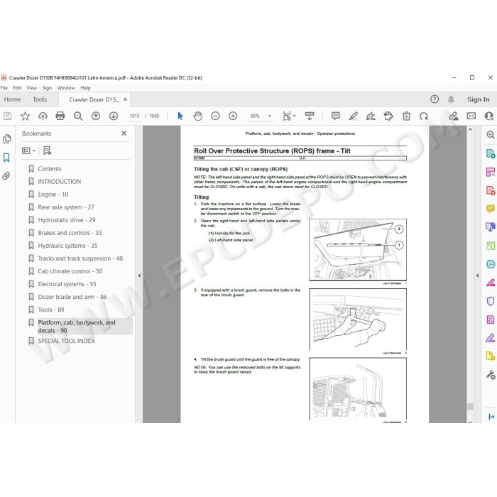 New Holland Crawler Dozer D150B service manual
