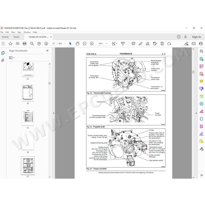 New Holland Crawler Dozer D180 Tier 2 / Tier 3 service manual