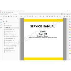 New Holland Crawler Dozer D180C Stage III B service manual