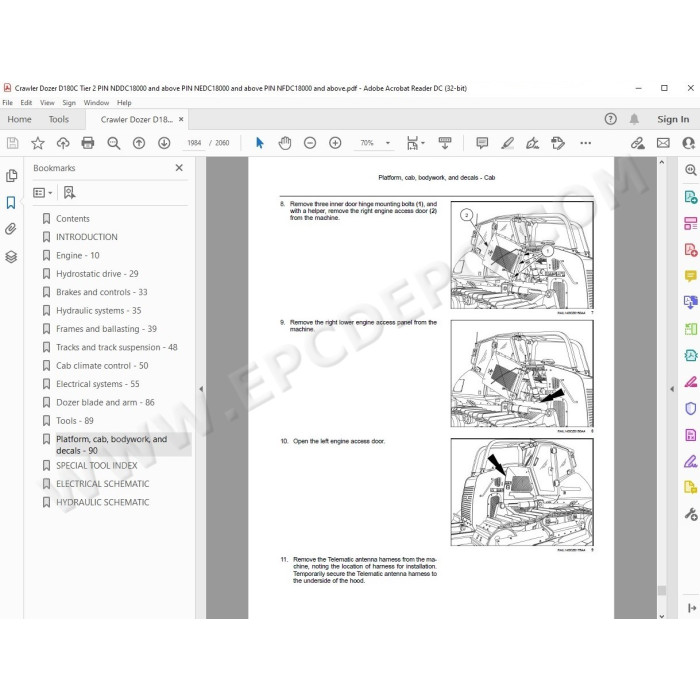 New Holland Crawler Dozer D180C Tier 2 service manual