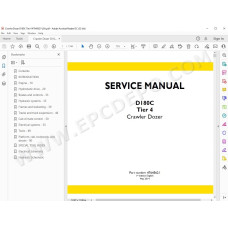 New Holland Crawler Dozer D180C Tier 4 service manual