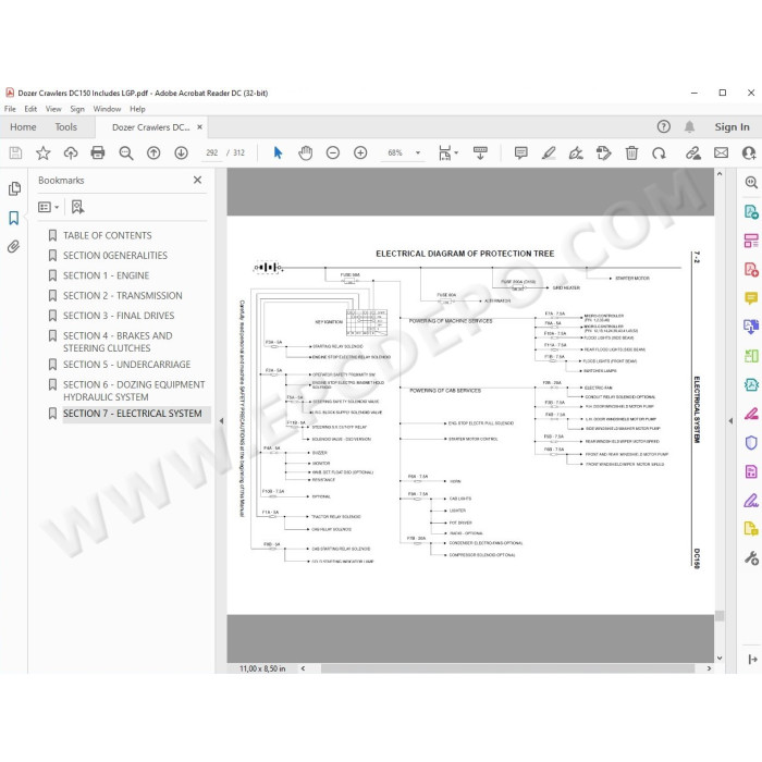 New Holland Crawler Dozer DC150 service manual