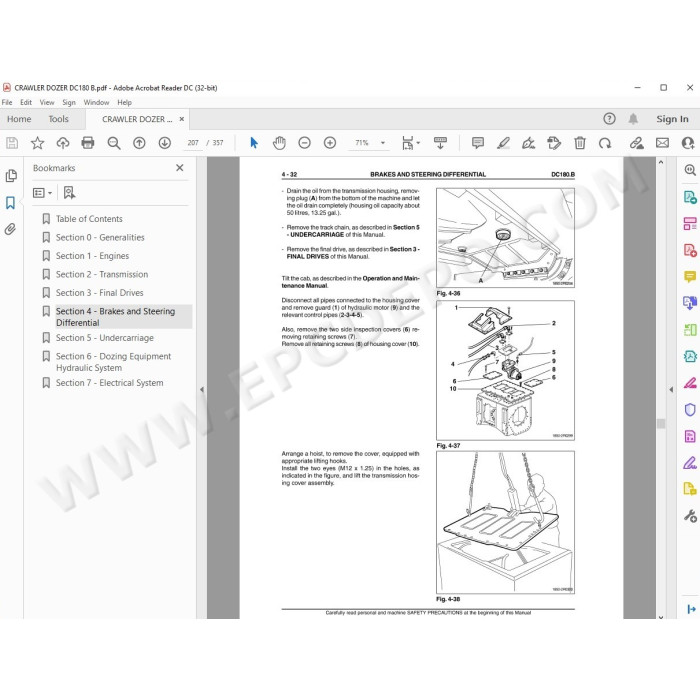 New Holland Crawler Dozer DC180.B service manual