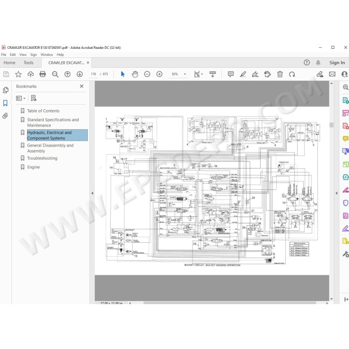 New Holland Excavator E130 service manual