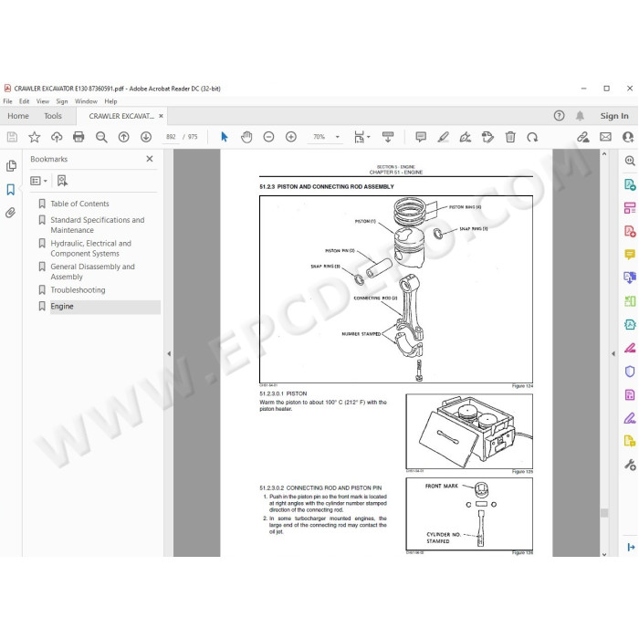 New Holland Excavator E130 service manual