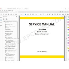 New Holland Excavator E135BSR Rops Tier 3 service manual