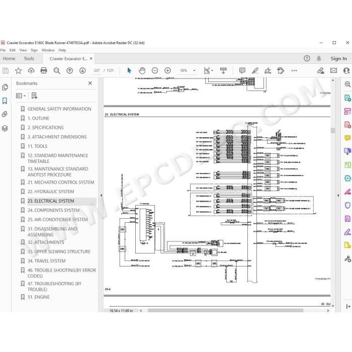 New Holland Excavator E160C Blade Runner service manual
