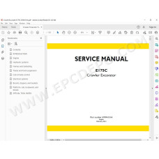 New Holland Excavator E175C service manual