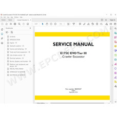New Holland Excavator E175C EVO Tier 3 service manual