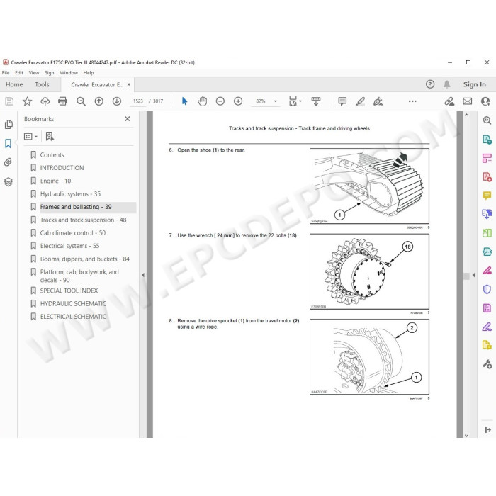 New Holland Excavator E175C EVO Tier 3 service manual