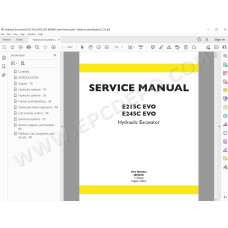 New Holland Excavator E215C E245C Evo Tier 3 service manual