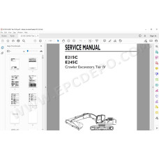 New Holland Excavator E215C E245C Tier 4 service manual