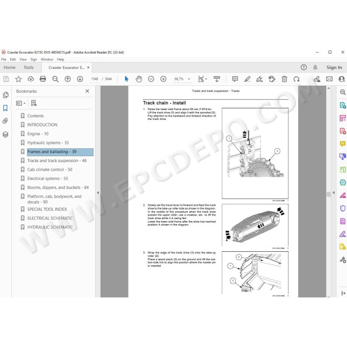 New Holland Excavator E215C EVO Tier 3 service manual