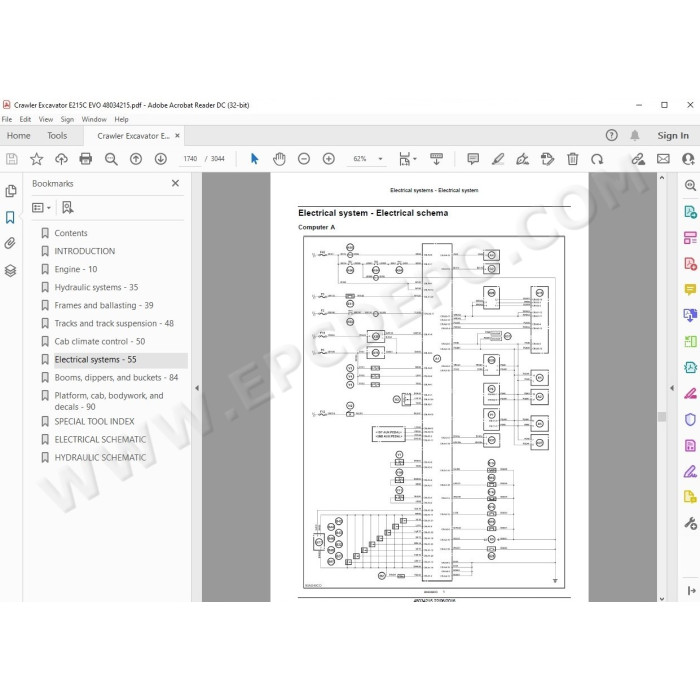 New Holland Excavator E215C EVO Tier 3 service manual