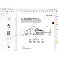 New Holland Excavator E265B service manual