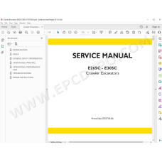 New Holland Excavator E265C E305C service manual