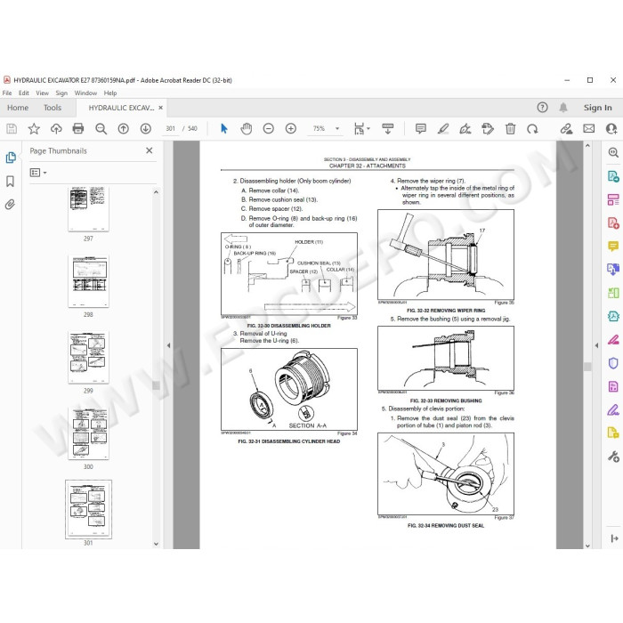 New Holland Compact Excavator E27 service manual