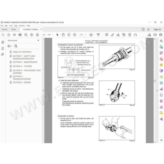 New Holland Compact Excavator E27BSR Tier 4 service manual