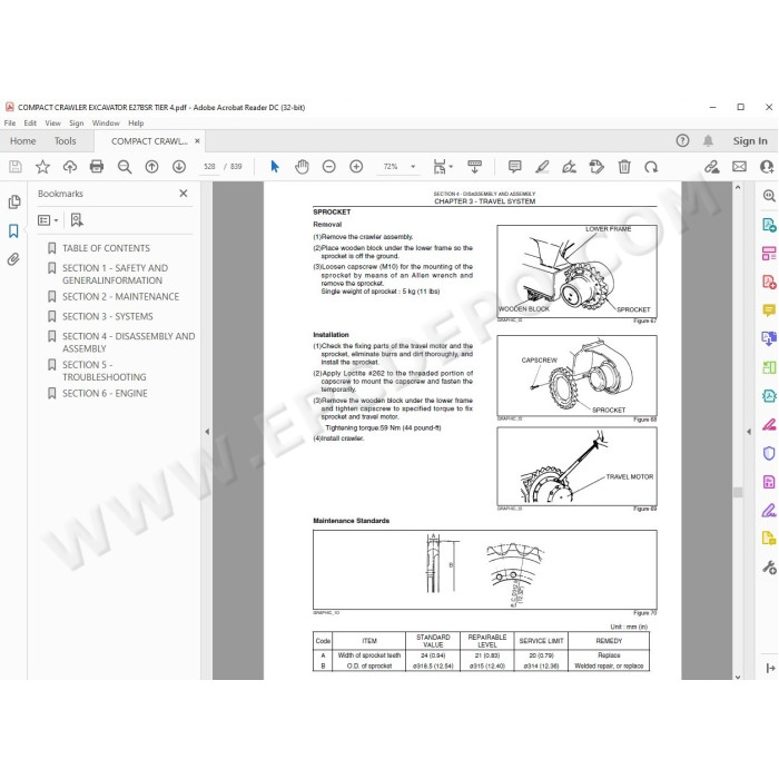 New Holland Compact Excavator E27BSR Tier 4 service manual