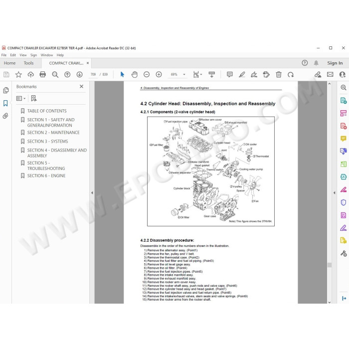 New Holland Compact Excavator E27BSR Tier 4 service manual