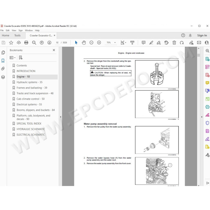 New Holland Excavator E305C EVO Tier 3 service manual
