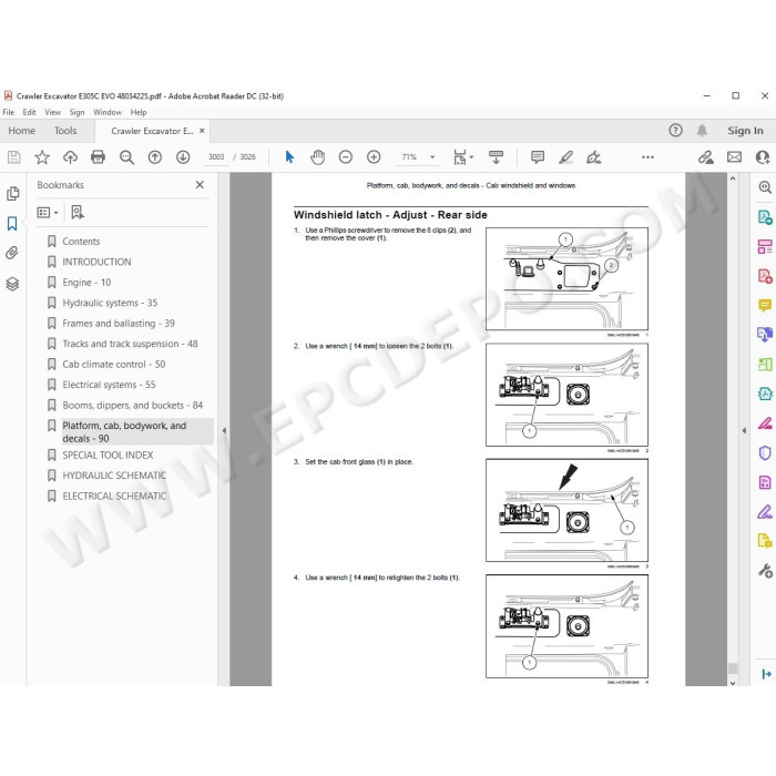 New Holland Excavator E305C EVO Tier 3 service manual