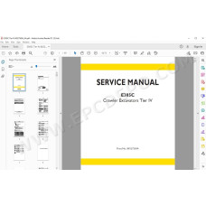 New Holland Excavator E385C Tier 4 service manual