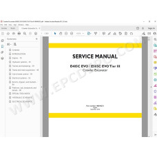 New Holland Excavator E485C E505C Evo Tier 3 service manual