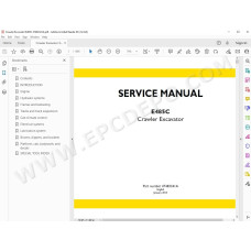 New Holland Excavator E485C service manual
