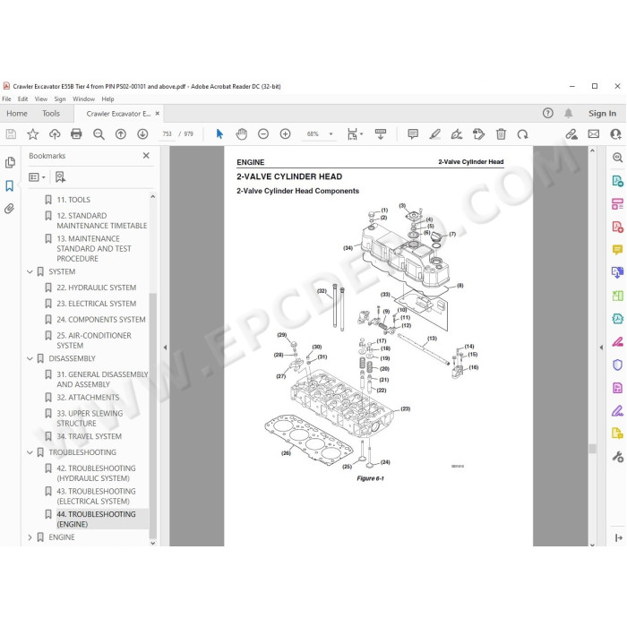 New Holland Excavator E55B Tier 4 service manual