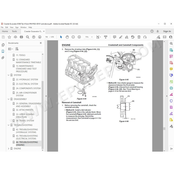 New Holland Excavator E55B Tier 4 service manual