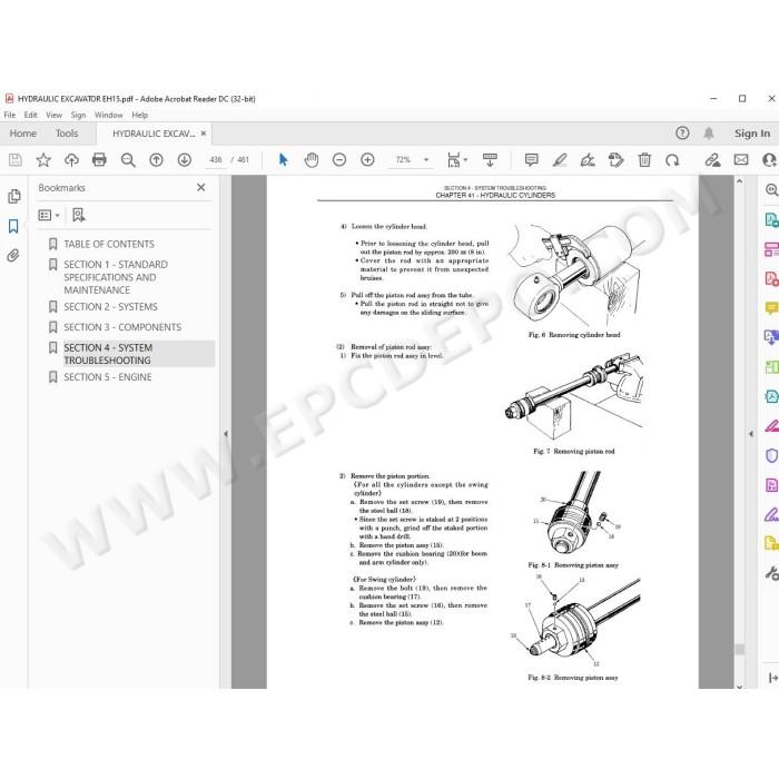 New Holland Mini Excavator EH15 service manual