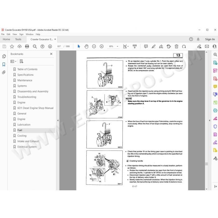 New Holland Excavator EH160 service manual