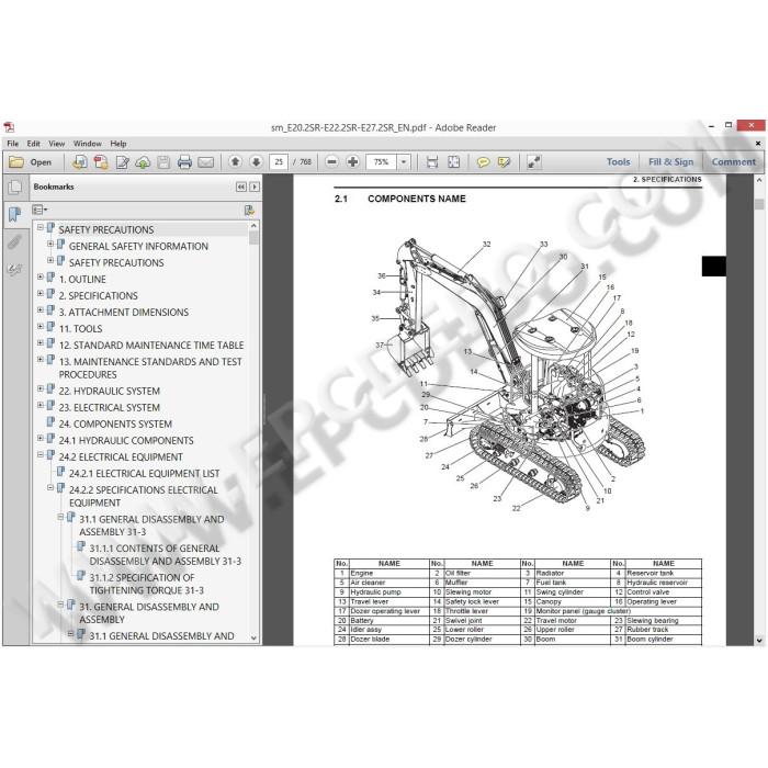New Holland Midi / Mini Excavator workshop service manuals