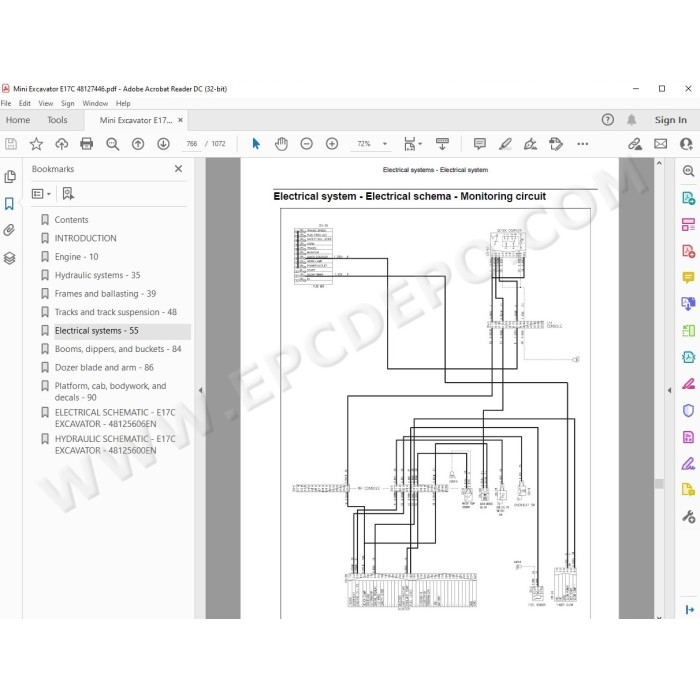 New Holland Mini Excavator E17C Tier 4 service manual