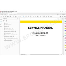 New Holland Mini Excavator E26B E29B SR service manual