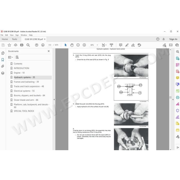 New Holland Mini Excavator E26B E29B SR service manual