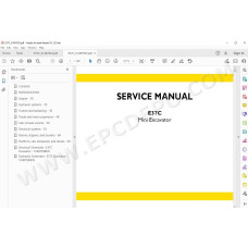 New Holland Mini Excavator E37C Tier 4 service manual