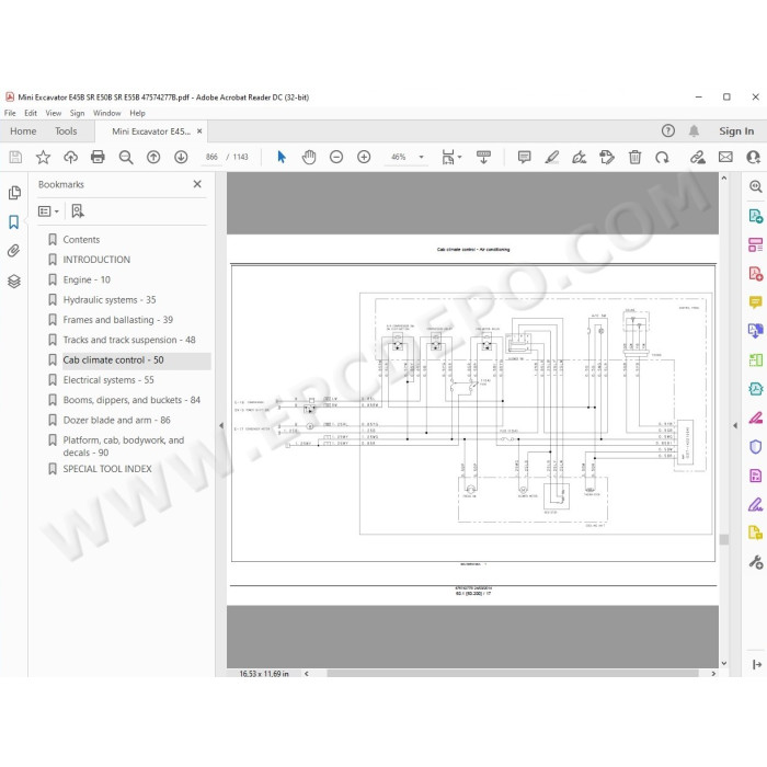 New Holland Mini Excavator E55B E50B E45B SR service manual