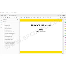 New Holland Mini Excavator E57C Tier 4 service manual