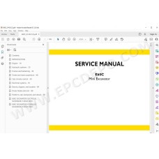 New Holland Mini Excavator E60C Tier 4 service manual