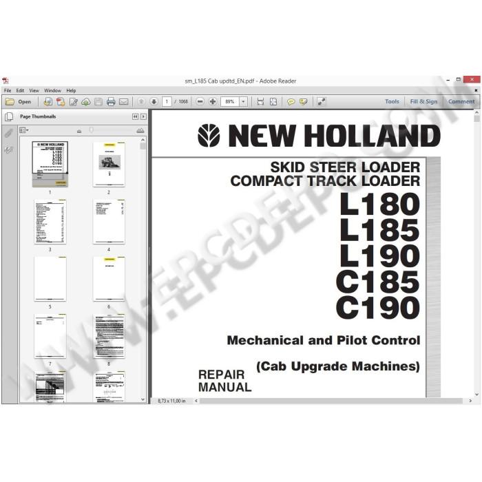 New Holland Skid Steer Loader workshop service manuals