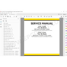 New Holland Skid Steer Loader L221 L228 Tier 4B service manual
