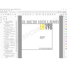 New Holland Skid Steer Loader LS160 LS170 service manual