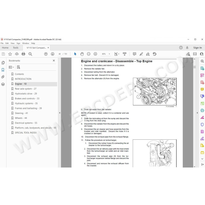 New Holland Soil Compactor V110 service manual