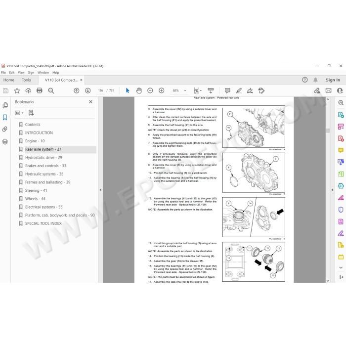 New Holland Soil Compactor V110 service manual