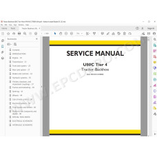 New Holland Tractor Backhoe U80C Tier 4 service manual