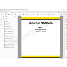 New Holland Tractor Loader U80C Tier 4B service manual