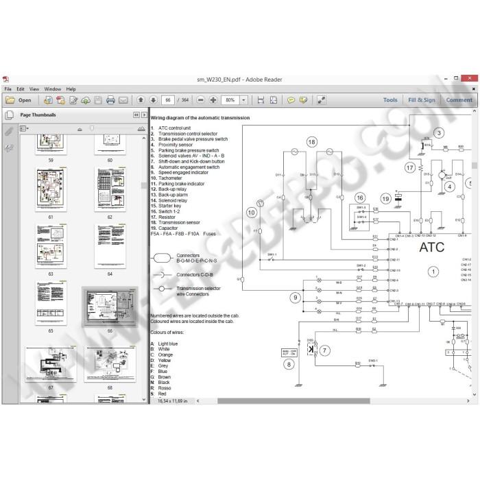 New Holland Wheel Loader W230 workshop service manual